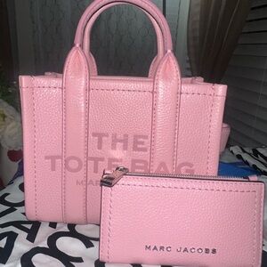 Marc Jacobs Light Pink Tote and Wallet Set